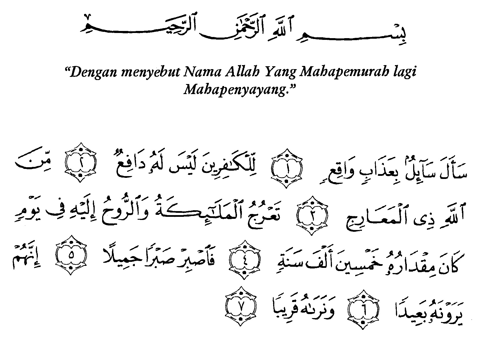 Tafsir Al-Qur'an Surat Al-Ma'arij Ayat 4